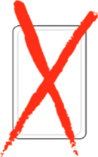 Symbol odhození karty